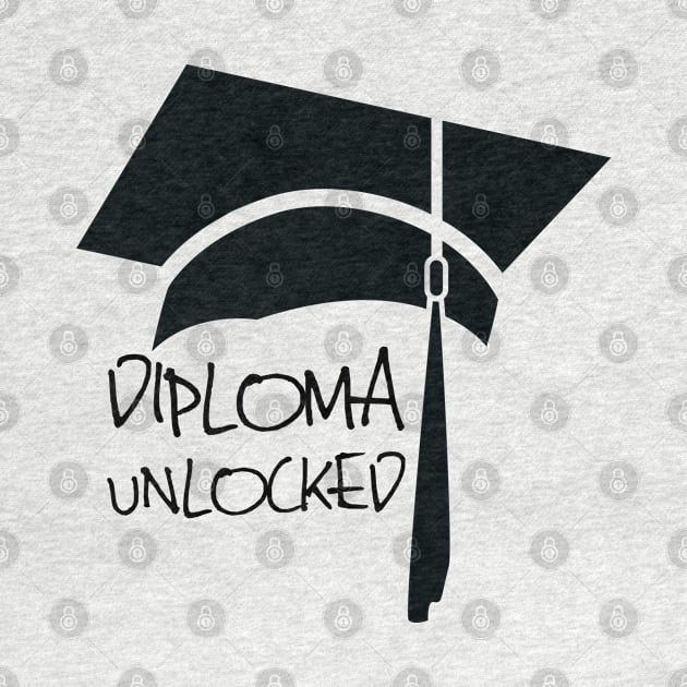 Diploma unlocked, graduation design for 2024 by Apparels2022